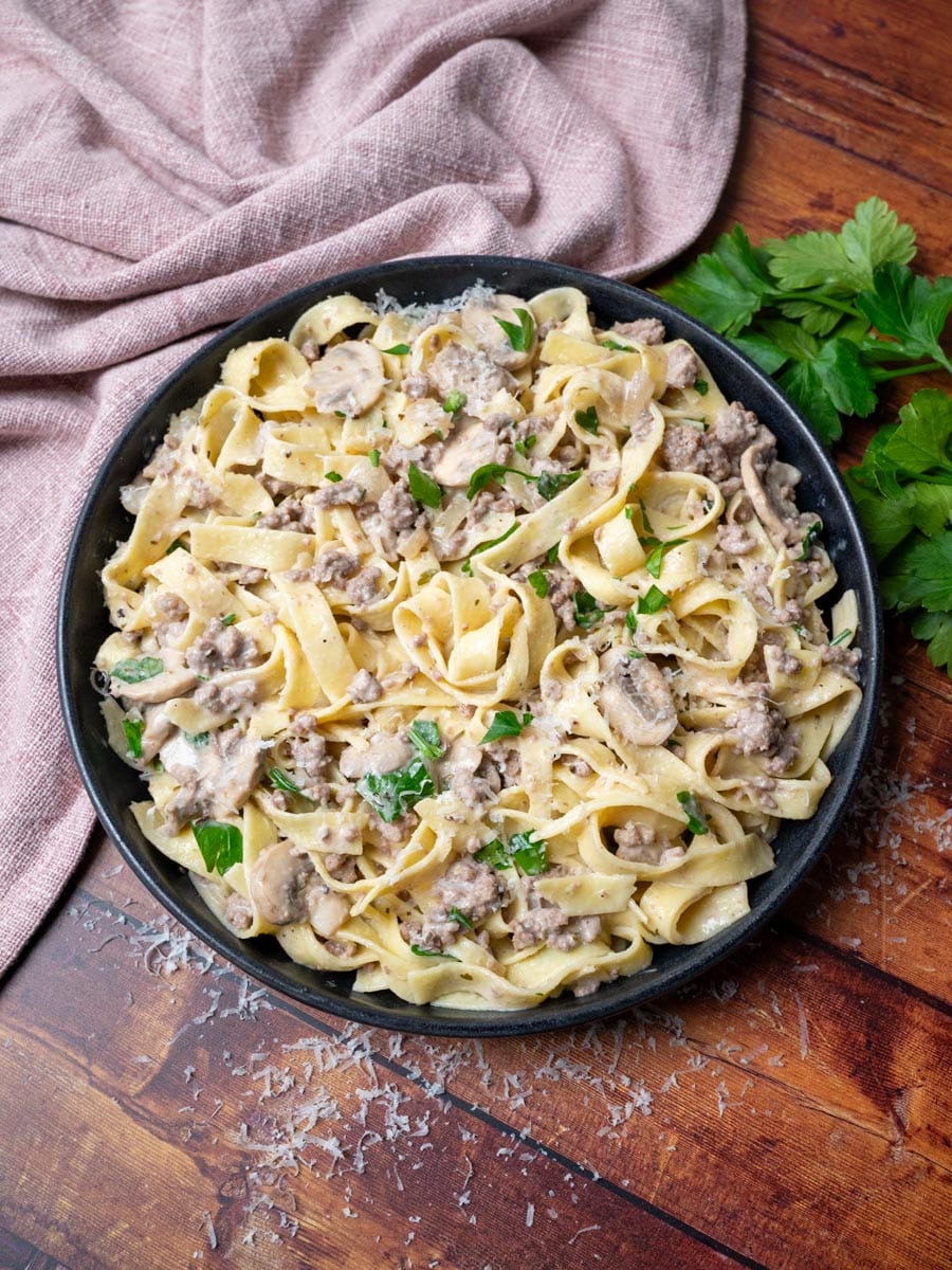 Ground Beef Alfredo Mighty Spatula