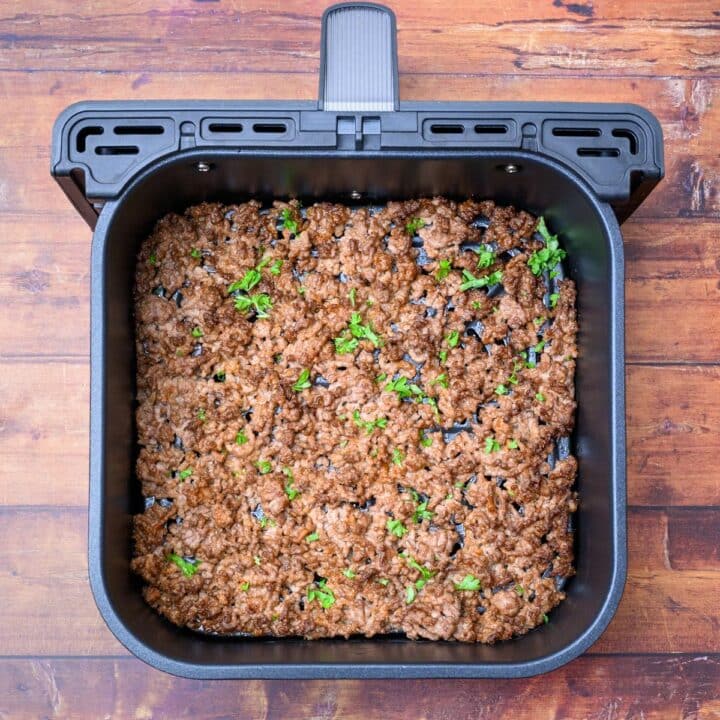 American dish with parsley on top