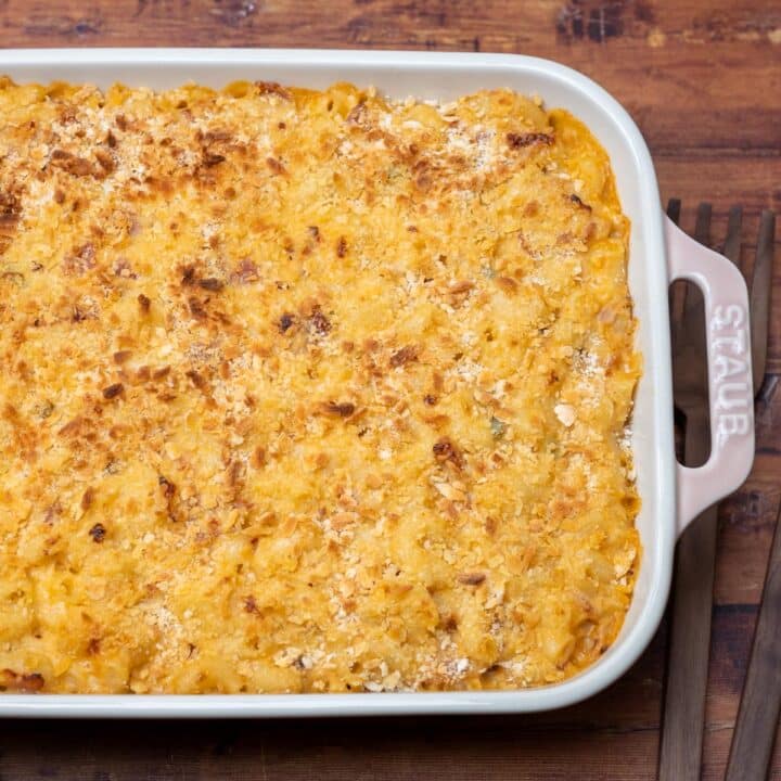 American dish with breadcrumbs