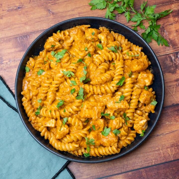 American dish with parsley on top