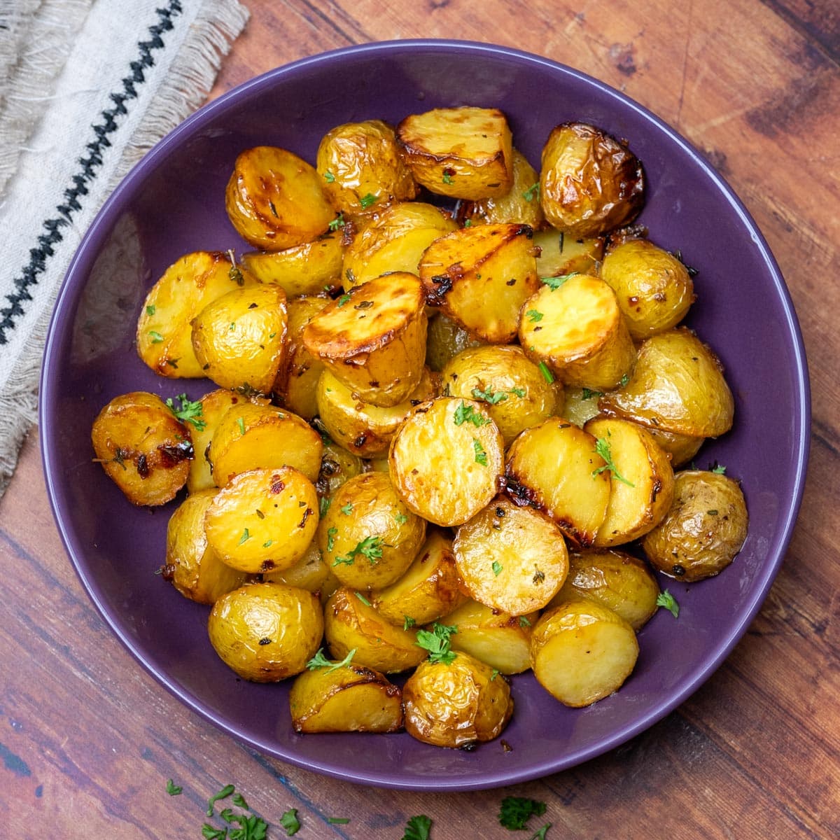 american dish with parsley on top