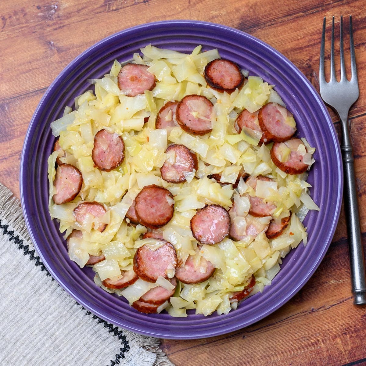 American dish with sausage